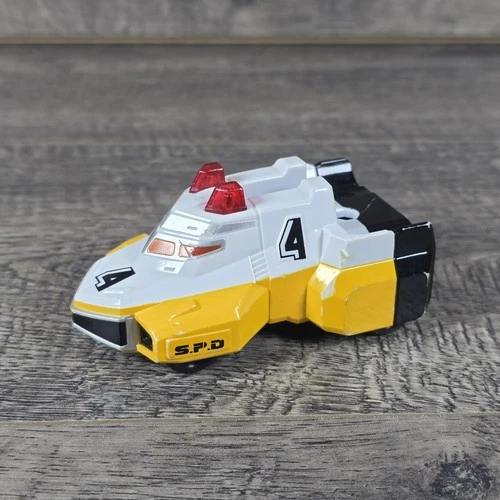 Power Rangers SPD Megazord Figure 2005 Bandai Parts Yellow 4 Vintage