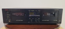 Luxman K-331W Auto Reverse Double Cassette Deck. Tested, Works. Read  Video
