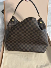 Louis Vuitton Duomo Hobo Bag One Size Brown Leather