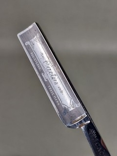 Antigua Navaja Recta Alemania "CACTUS" BARBERO Pritzlaff HARDWARE Milwaukee WI