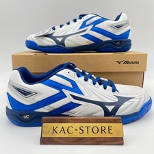 Mizuno Table Tennis Shoes WAVE KAISERBURG 8 81GA242001 White/Navy Wide 3E oki