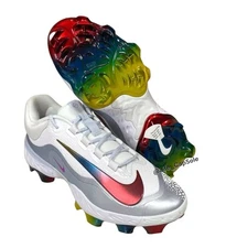 Size 12 Nike Alpha Huarache Elite 4 Low MCS FQ7724-106 White Hyper Violet Men's