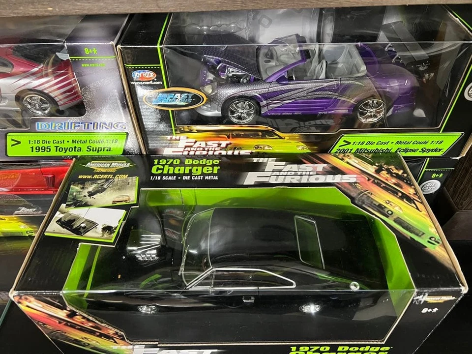 Modellino auto pressofuso ERTL Fast & Furious 1970 Dodge Charger scala 1/18 - Immagine 4 di 4