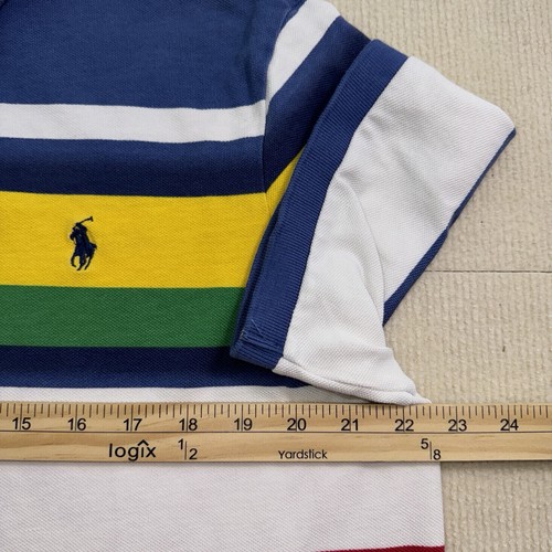 Polo Ralph Lauren Classic Fit Polo Shirt Men’s L Large Logo Colorblock Cotton - Picture 3 of 7