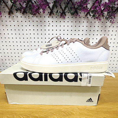 adidas Advantage 2.0 Men s Low-Top Lace-Up Cloudfoam White/Beige Sz 11 IG9170