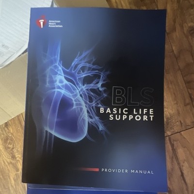 American Heart Association BLS Basic Life Support Provider Manual Book, Provider