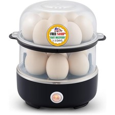 Maquina Para Cocinar Huevos Duros Hervidos Profesional Hasta 14 Huevos Grandes