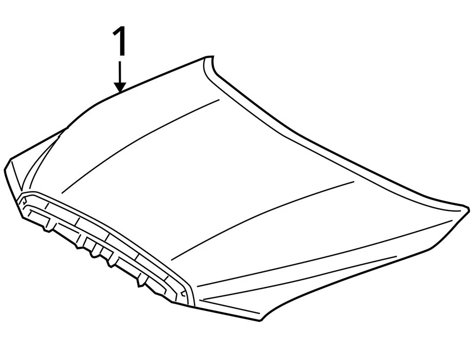 (LOCAL PICKUP ONLY) Hood Fits 08-22 SEQUOIA 3058438 - Image 4 of 4