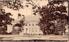 Jonathon Maynard School Franklin Mass Massachusetts MA RPPC Postcard