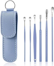 6-Piece Ear Wax Removal Kit Portable Ear Cleaner with Stainless Steel