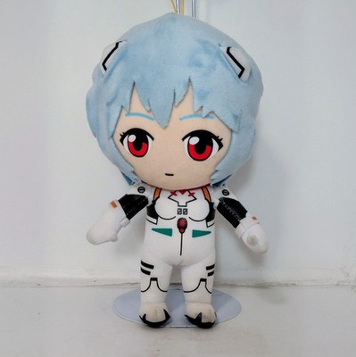 Evangelion Rei Ayanami 8'' Plush Doll Anime Chibi Character Stuffed Toy 