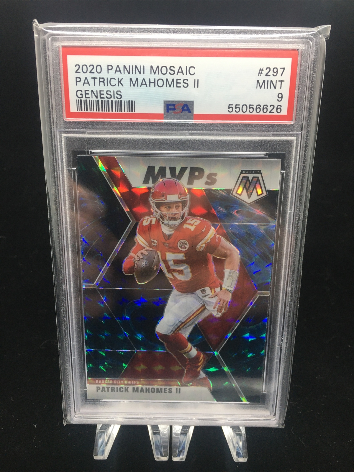 2020 Panini Mosaic Footbal Genesis Patrick Mahomes