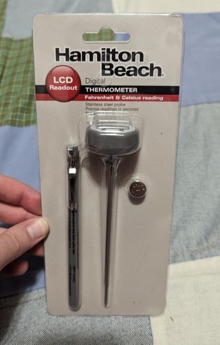 Hamilton Beach LCD Digital Head Meat Thermometer Kitchen Collection