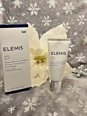Elemis Skin Buff Deep Cleansing Exfoliator  1.6 fl. oz. New In Bosx