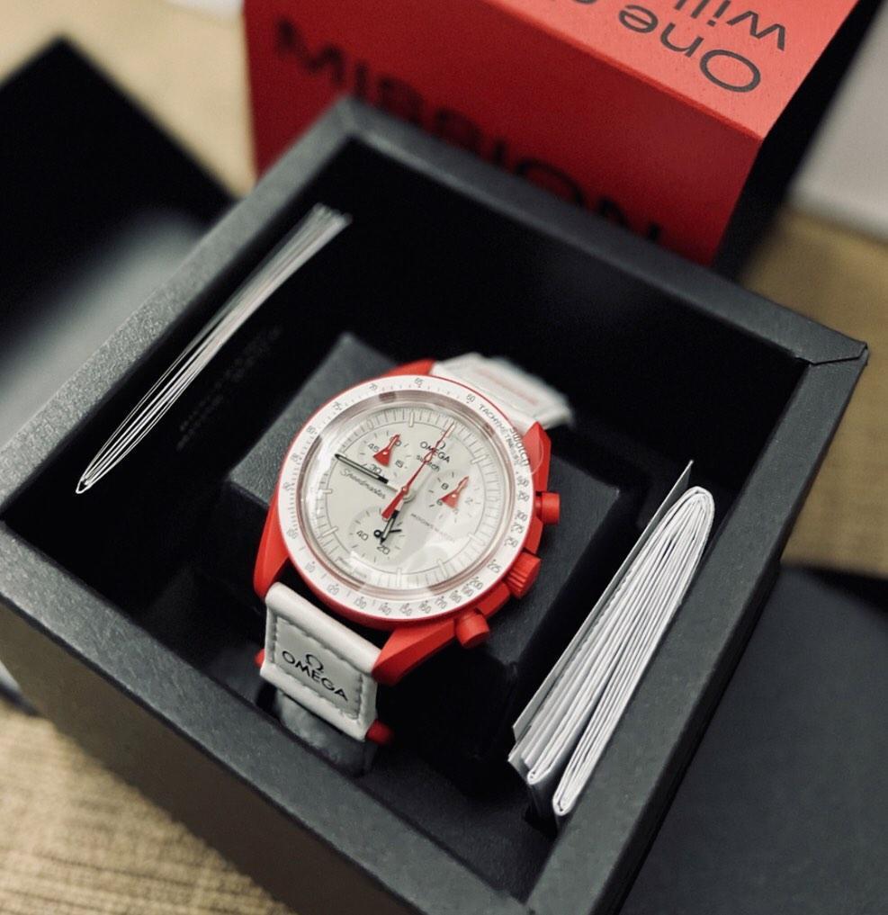 Swatch x Omega Bioceramic Moonswatch Mission To Mars - Brand Swatch x Omega Bioceramic Moonswatch Mission To Mars - Brand