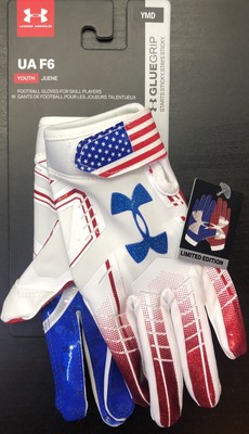 under armour american flag football gloves