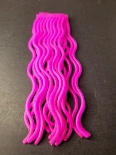 SQUIRMY WORMIES - Fly Tying Materials - Silicone Rubber Worms - 21 COLORS - NEW - Изображение 4 из 4