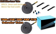 Inner Tube 28" x1-3/8 1-5/8"Road Bike Tube 700x35c 700x36c 700x37c 700x39c -48mm