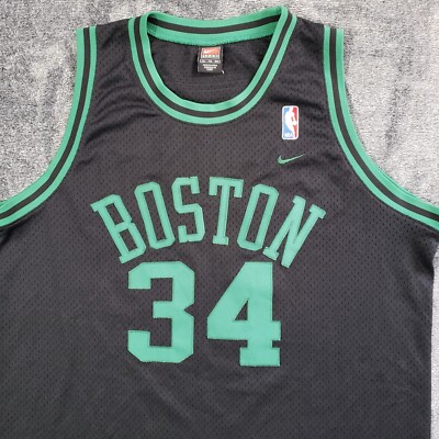 Vtg Nike Authentic NBA Boston Celtics Paul Pierce 34 Jersey Black Mens XL +2