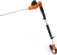 GARCARE Hedge Trimmers Cordless with 20V 4.0Ah Battery  450mm Pole Hedge Trimmer