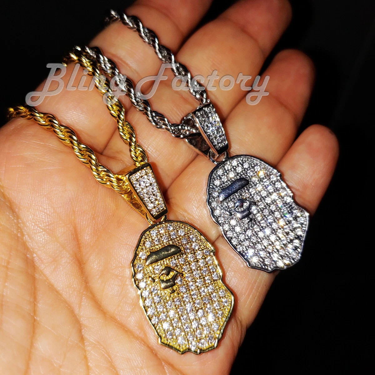 Bape chain pendant deals