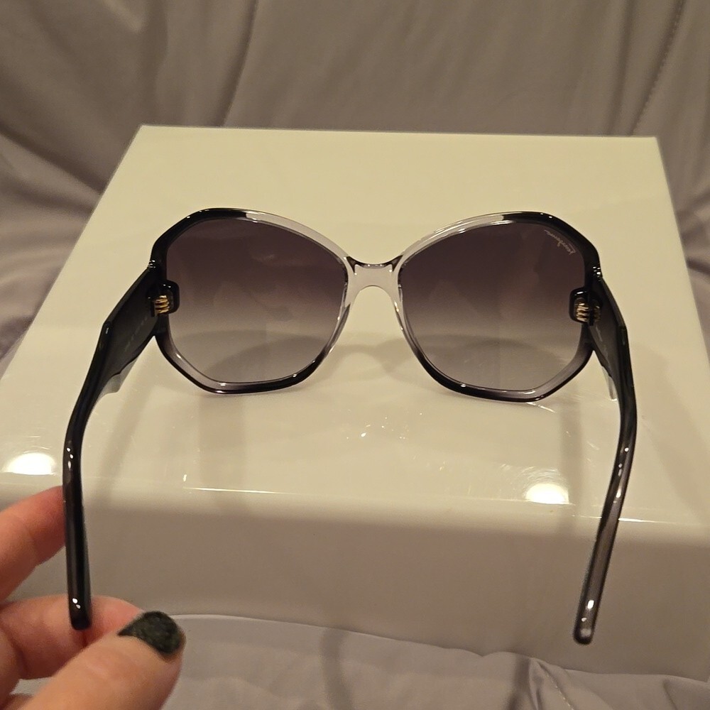 Ferragamo Oversized Gray Gradient Sunglasses brand new in  display picture 1