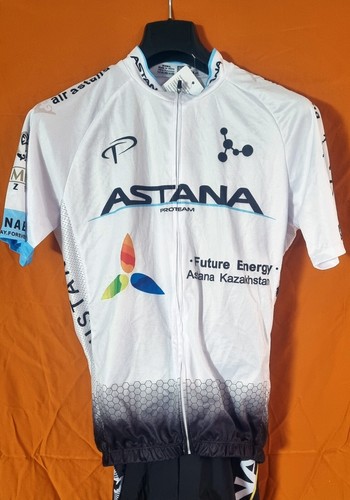 Completo Astana Ciclismo estivo maglia/salopette-Gel PAD 19D - Foto 2 di 8