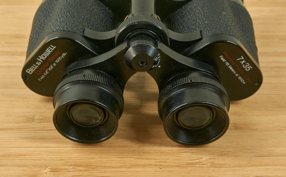 Vintage Bell Howell Director Series 7x35 Wide Angle Binoculars