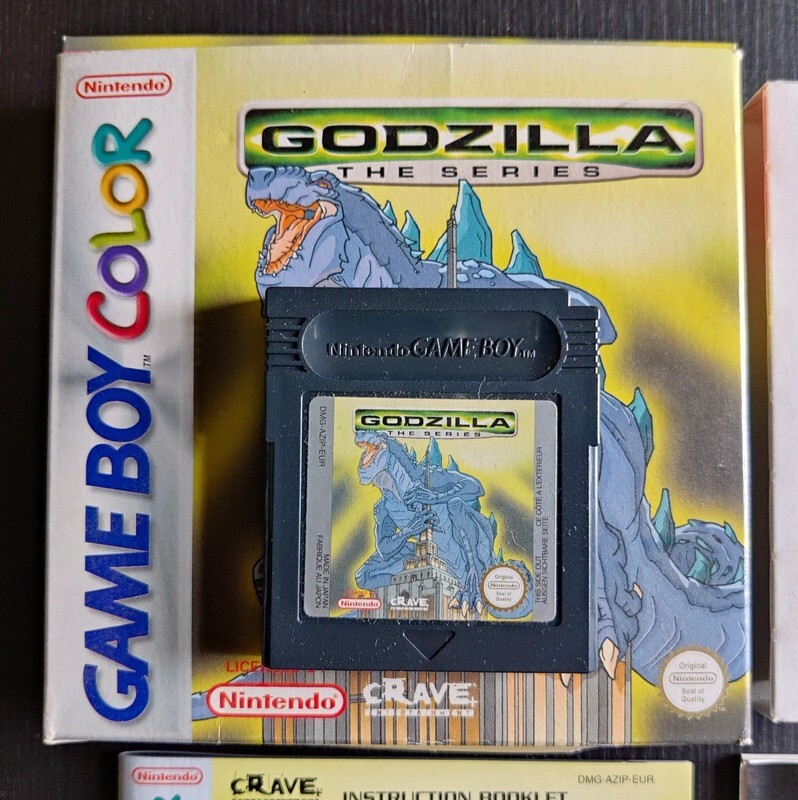 Godzilla The Series - Gameboy Color - Complete in Box - CIB Nintendo ...