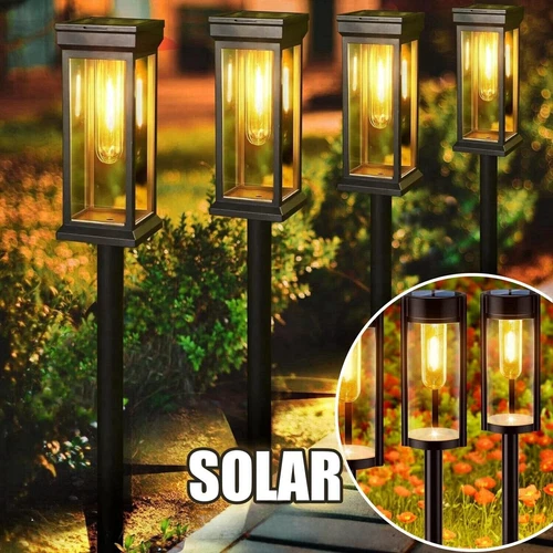 6 Pack Solar Garden Lights Outdoor Landscape LED Light Pathway Yard Waterproof - Picture 7 of 12