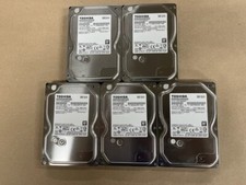 Qty 5-Toshiba 500GB 5700RPM SATA 6Gb/s 32MB Cache 3.5-Inch Hard Drive