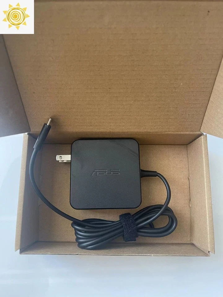 Adaptador carregador CA USB-C tipo C ASUS 65W ZenBook/Chromebook/Transformer Book- - Imagem 3 de 4