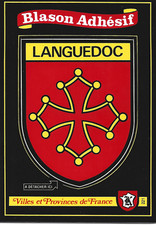 ecusson adhésif blason du languedoc