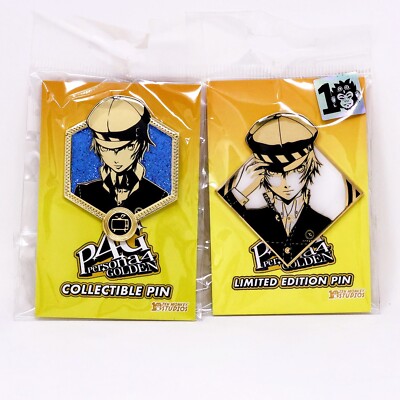 Persona 4 Naoto Shirogane Enamel Pin Set Bundle Official Atlus Collectible