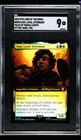 MTG Magic the Gathering Lord of Rings LOTR Foil Sam Loyal Attendant SGC 9 POP 1