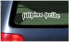 Filipino Pride Vinyl Decal Sticker Window Graphic Phillipines Pinoy Manila Filipino Pride Vinyl Decal Sticker Window Graphic Phillipines Pinoy Manila
