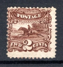 US stamps- Classic stamp - 1869 Pictoral Issue- Scott # 113 mng (E731)