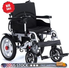 500W Dual Motor Foldable Electric Wheelchair Intelligent 330LB All Terrain FDA