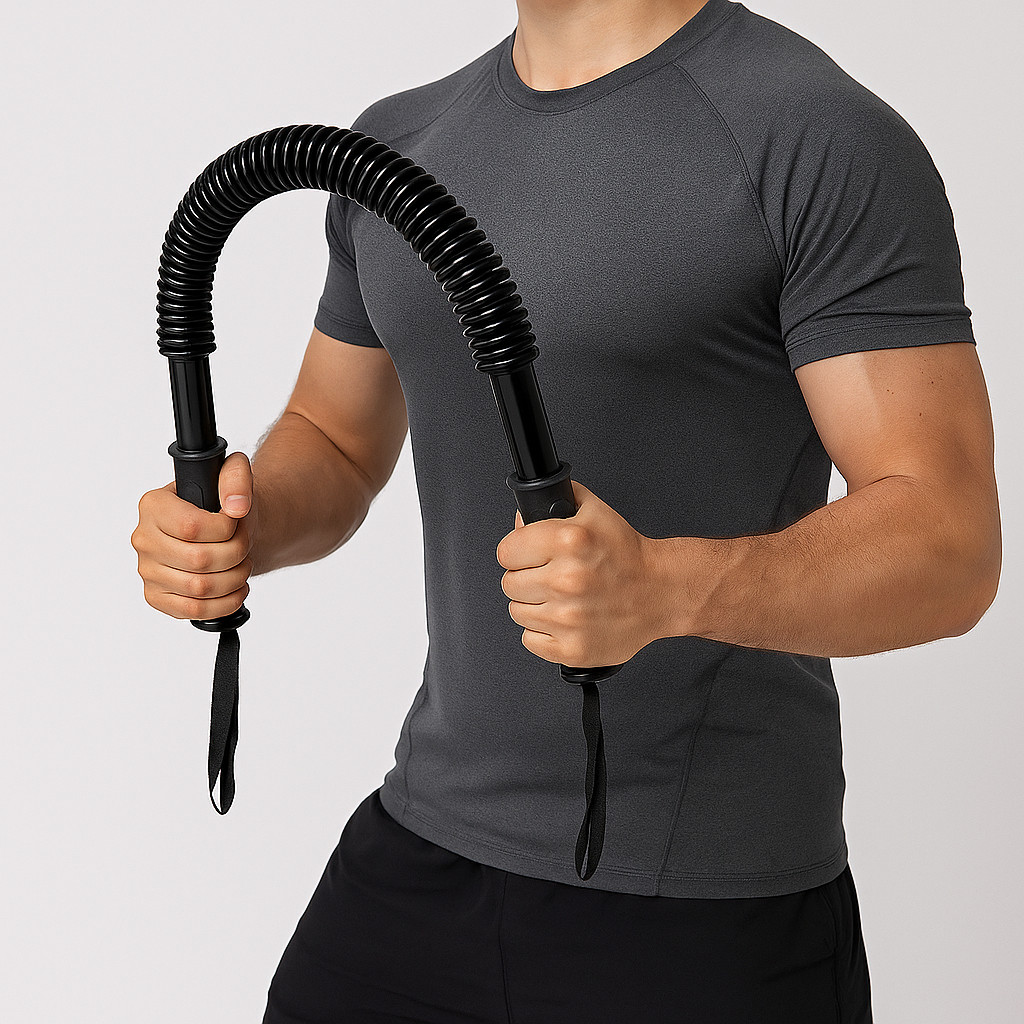Power Twister Bar 30KG to 60KG Arm Chest Exercise Spring Bendy Bar Gym Strength