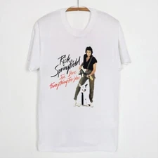 1981 Rick Springfield – I've Done Everything For You White All Size Shirt AM96