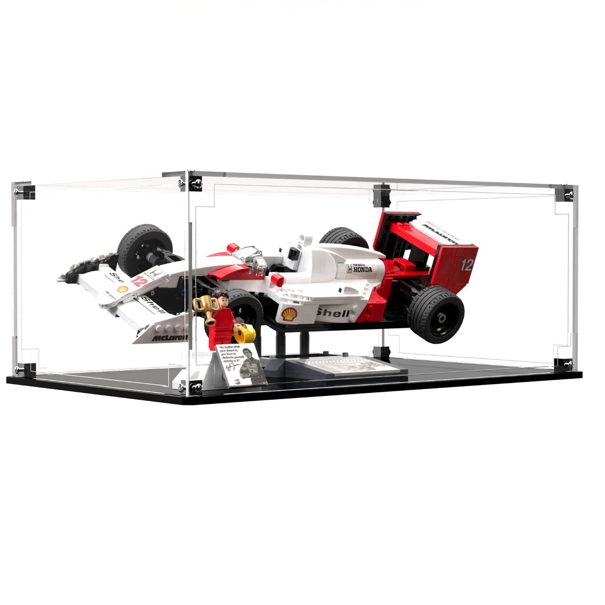 LEGO® Icons McLaren MP4/4 & Ayrton Senna Display Case For (10330