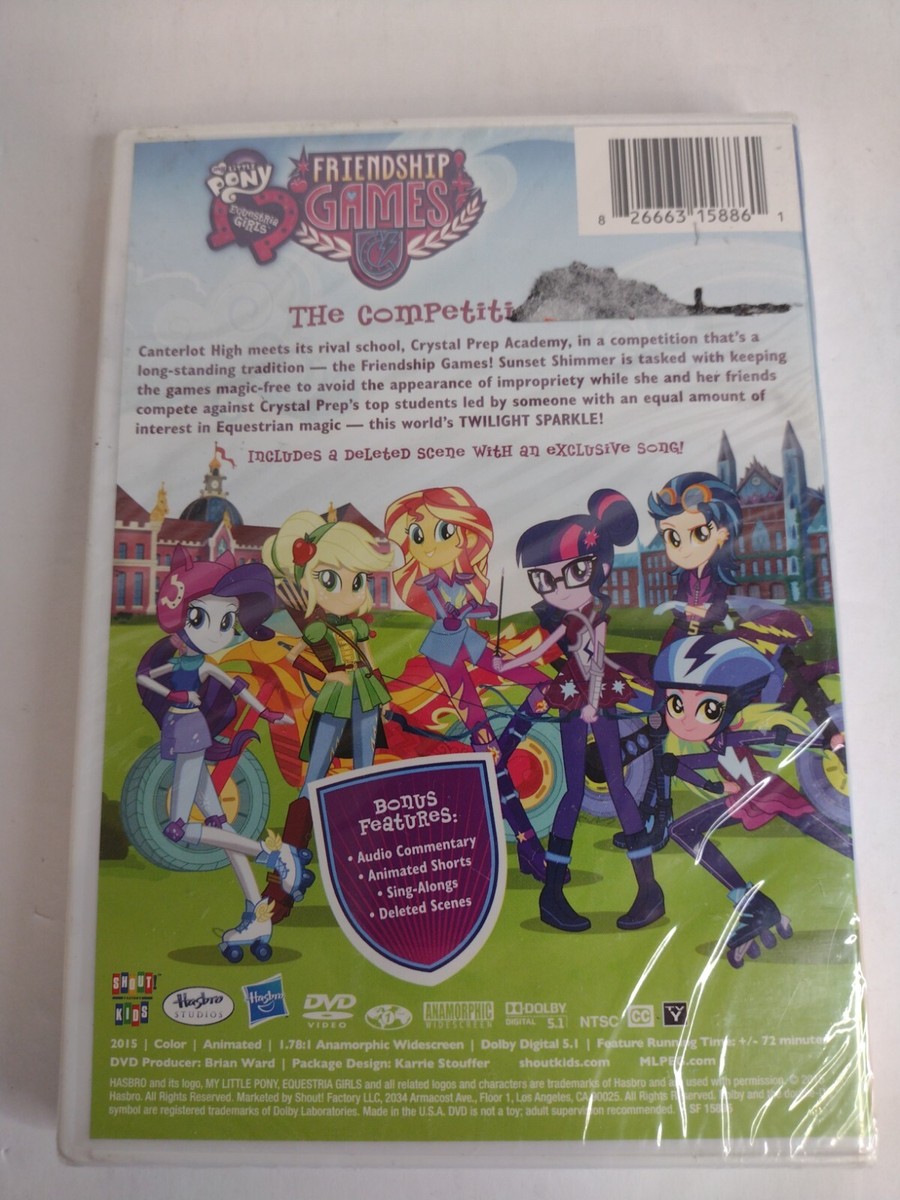 My Little Pony Equestria Girls Friendship Games (DVD, 2015