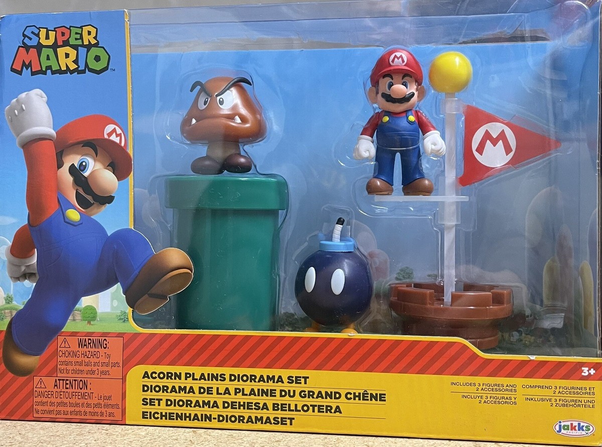 Jakks World of Nintendo Super Mario Classic Acorn Plains 2.5in