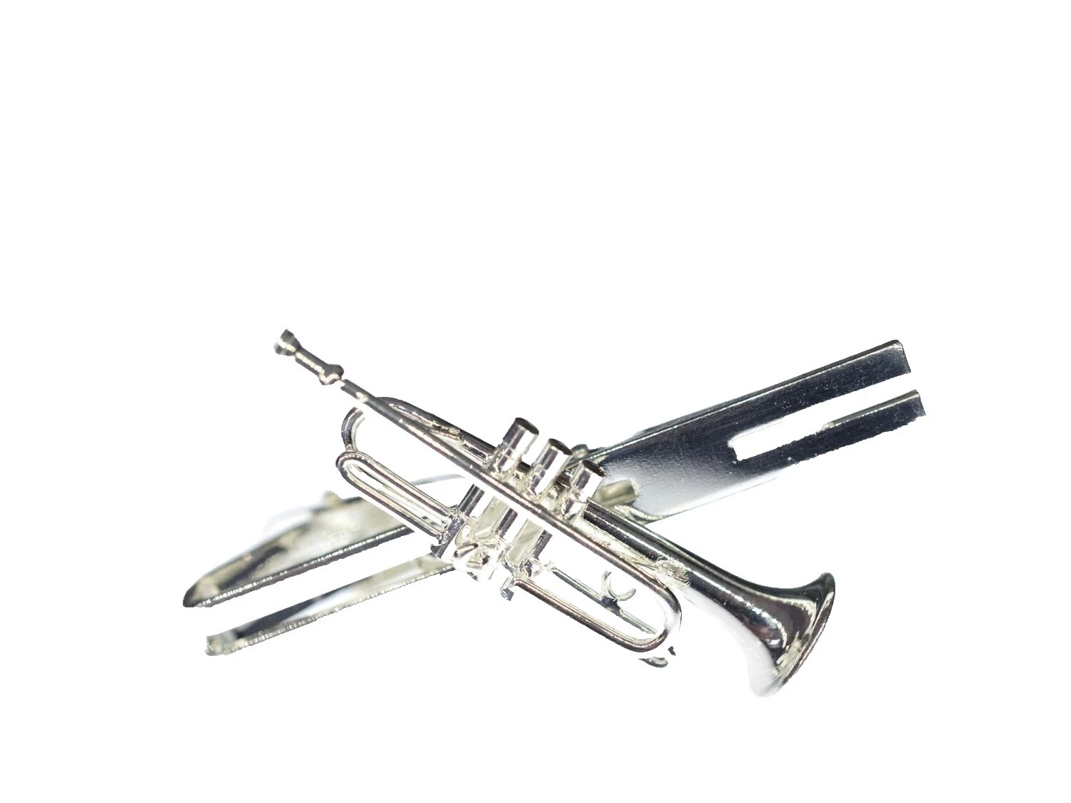 Joyería de plástico plateada para hombre