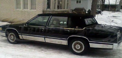 ROCKER PANEL SET/12 7" WIDE ALL Mirror Stainless For CADILLAC DEVILLE 4DR 89-90