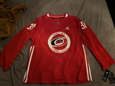 Carolina Hurricanes Andrei Svechnikov Adidas Red Practice Jersey Pro 56 New