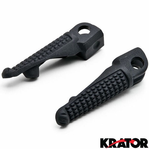 Kawasaki Ninja 650R ZX-9R (Front) NEW Foot Pegs Rider Motorcycle Footrests Black - Picture 2 of 3