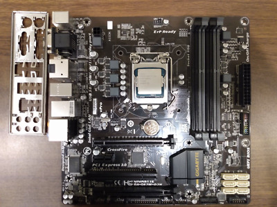 Gigabyte Q87M-D2H Motherboard w/IO Plate and CPU (i3-4130)