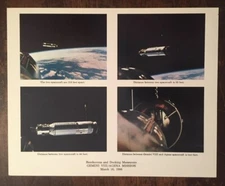 Gemini VIII / Agena Mission NASA Rendezvous And Docking Maneuvers March 16, 1966