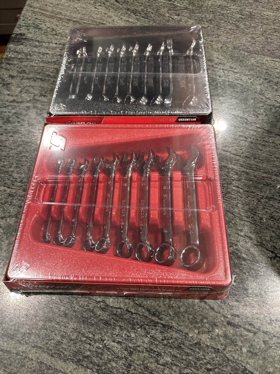 Snap-On combo short wrench set deal oexsm710b, oexs709b 5/16-3/4